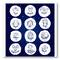 Designart - Zodiac Signs On Blue - Modern Canvas Wall Art Print
